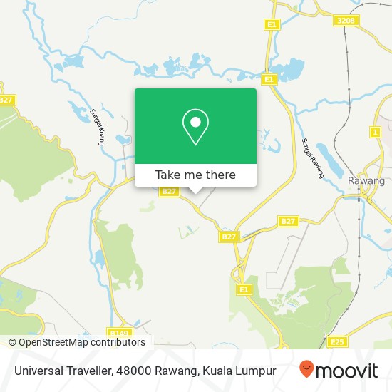 Universal Traveller, 48000 Rawang map
