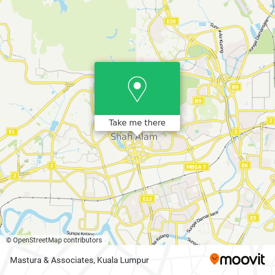 Mastura & Associates map