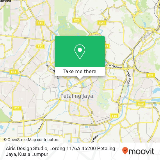 Airis Design Studio, Lorong 11 / 6A 46200 Petaling Jaya map