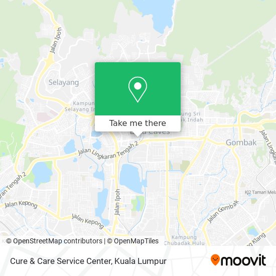 Cure & Care Service Center map