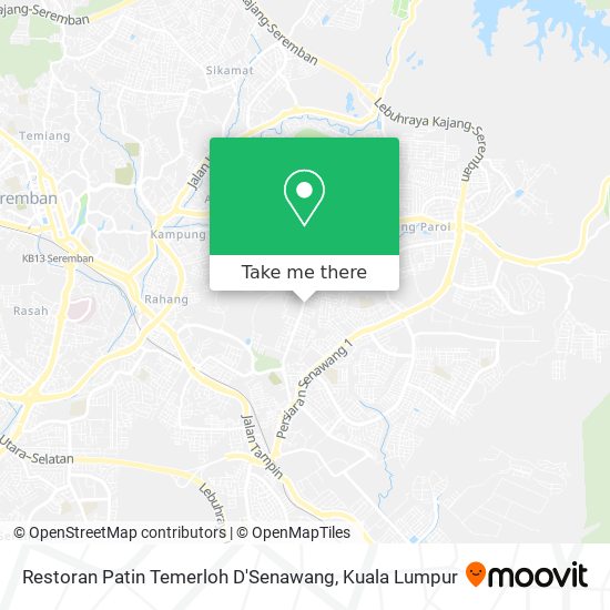 Restoran Patin Temerloh D'Senawang map