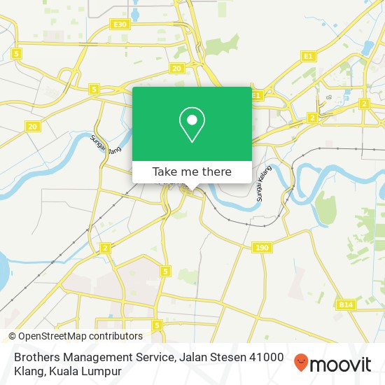 Peta Brothers Management Service, Jalan Stesen 41000 Klang