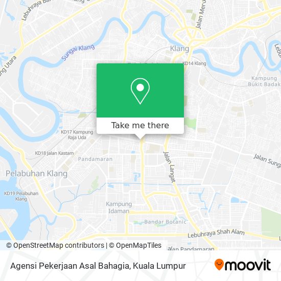 Agensi Pekerjaan Asal Bahagia map