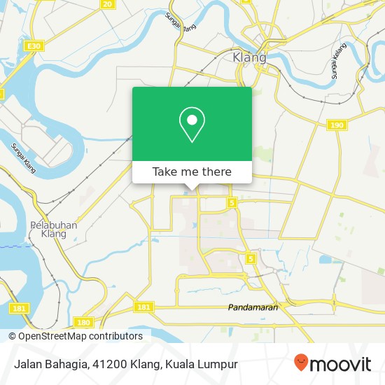 Jalan Bahagia, 41200 Klang map