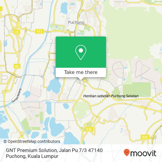 GNT Premium Solution, Jalan Pu 7 / 3 47140 Puchong map