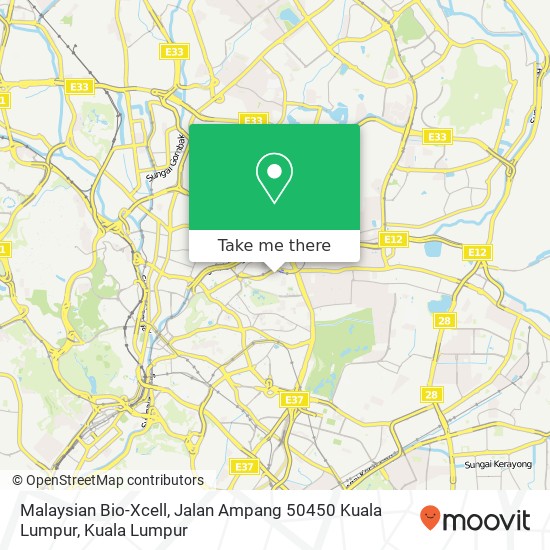 Malaysian Bio-Xcell, Jalan Ampang 50450 Kuala Lumpur map