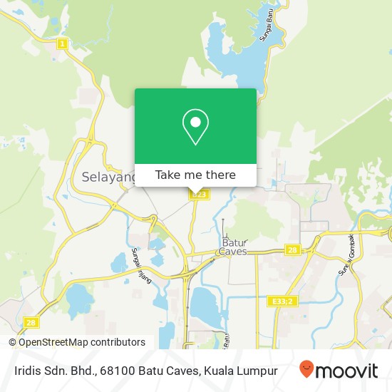 Iridis Sdn. Bhd., 68100 Batu Caves map