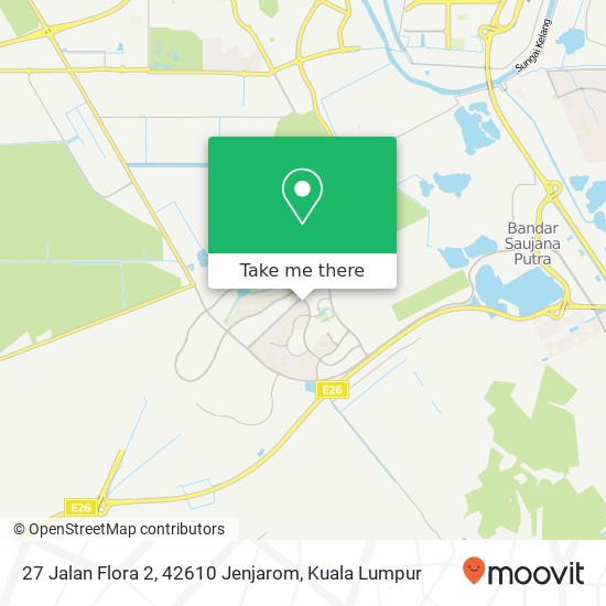 27 Jalan Flora 2, 42610 Jenjarom map