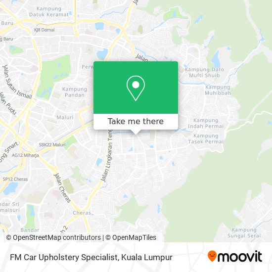 FM Car Upholstery Specialist map