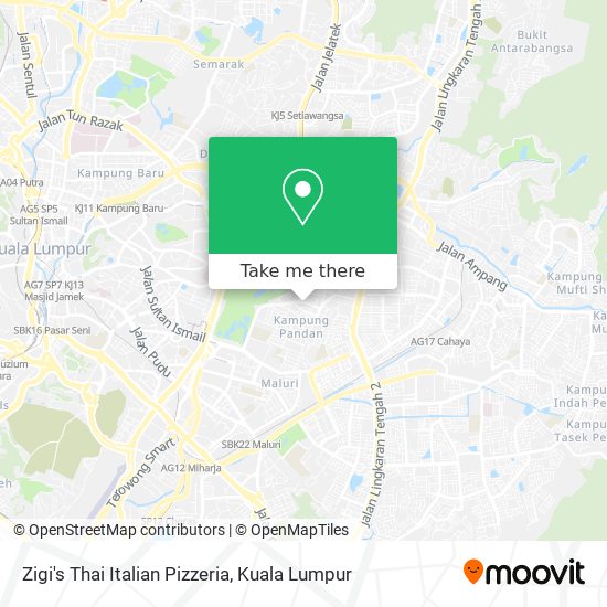 Zigi's Thai Italian Pizzeria map
