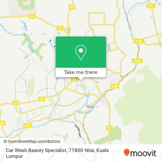 Peta Car Wash Beauty Specialist, 71800 Nilai