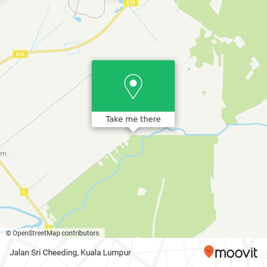 Peta Jalan Sri Cheeding, 42700 Jenjarom