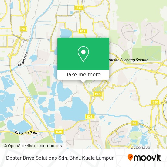 Peta Dpstar Drive Solutions Sdn. Bhd.