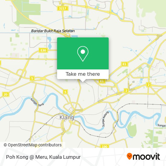 Poh Kong @ Meru map