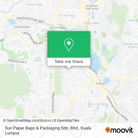 Sun Paper Bags & Packaging Sdn. Bhd. map