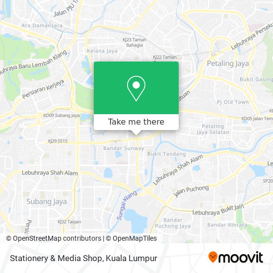 How To Get To Stationery Media Shop In Petaling Jaya By Bus Mrt Lrt Or Train