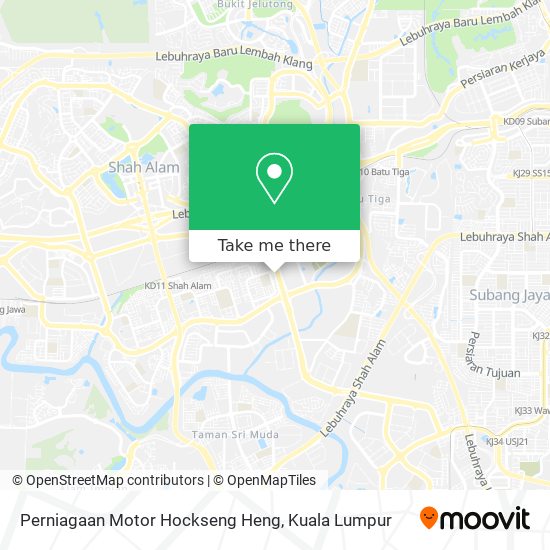 Perniagaan Motor Hockseng Heng map