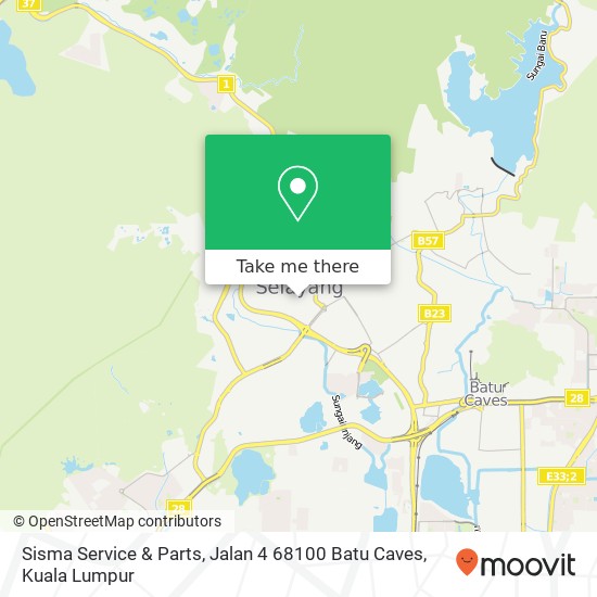 Sisma Service & Parts, Jalan 4 68100 Batu Caves map