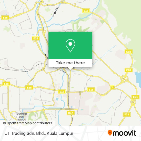 JT Trading Sdn. Bhd. map