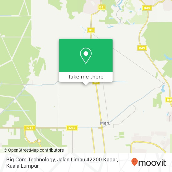 Big Com Technology, Jalan Limau 42200 Kapar map