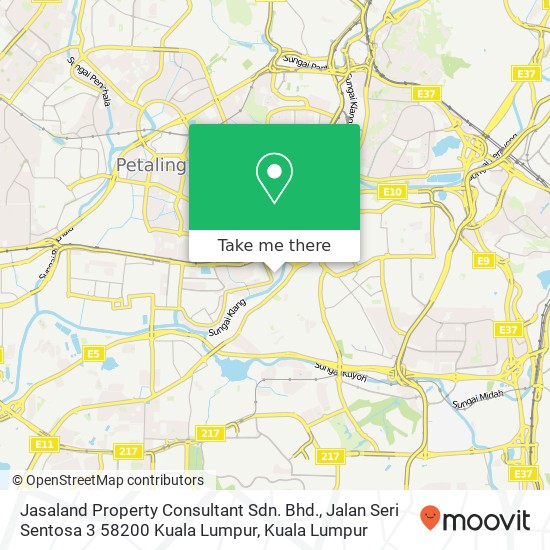 Jasaland Property Consultant Sdn. Bhd., Jalan Seri Sentosa 3 58200 Kuala Lumpur map