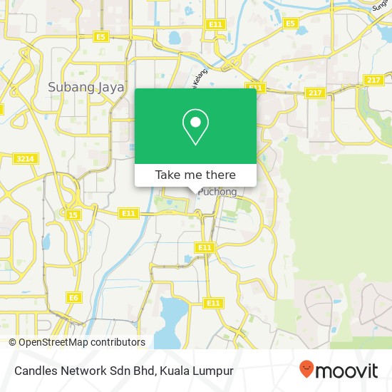 Candles Network Sdn Bhd map