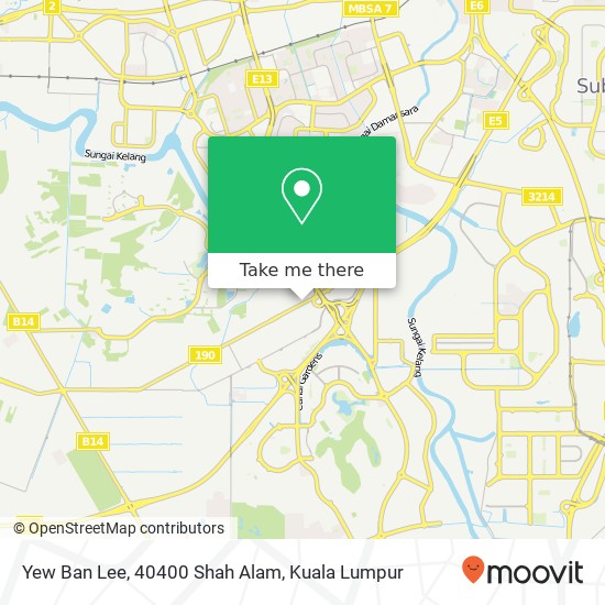 Yew Ban Lee, 40400 Shah Alam map