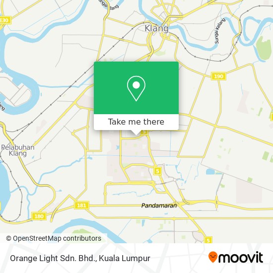 Orange Light Sdn. Bhd. map