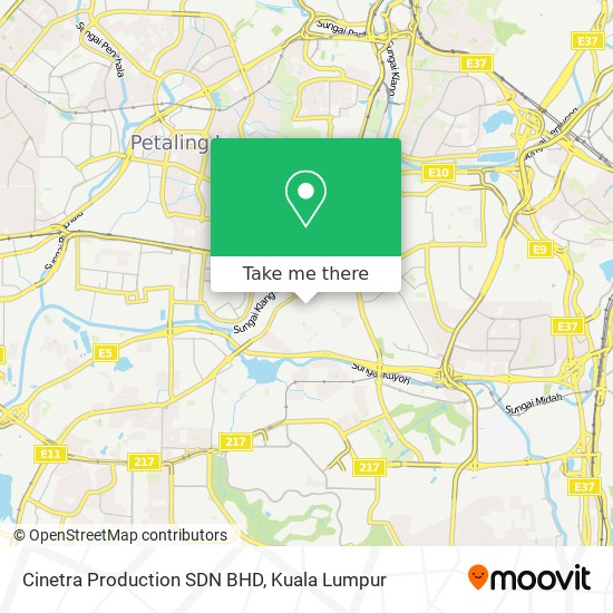 Cinetra Production SDN BHD map