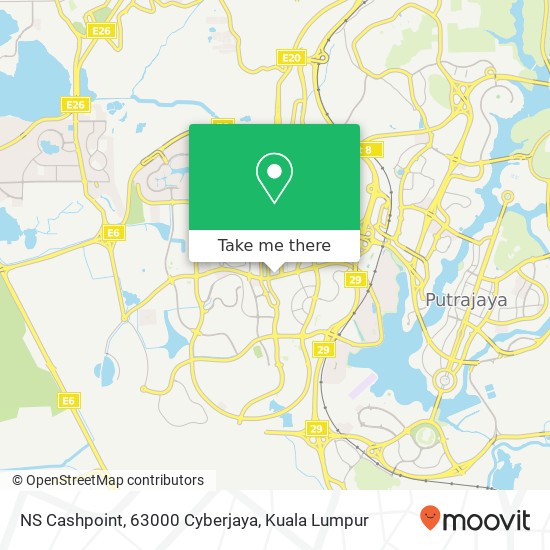 NS Cashpoint, 63000 Cyberjaya map