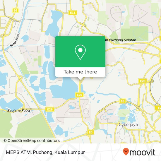 MEPS ATM, Puchong map