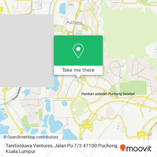 Peta Tanitooluwa Ventures, Jalan Pu 7 / 3 47100 Puchong