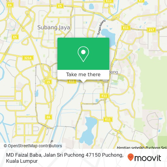 MD Faizal Baba, Jalan Sri Puchong 47150 Puchong map