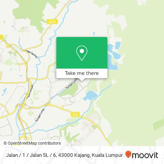 Peta Jalan / 1 / Jalan SL / 6, 43000 Kajang