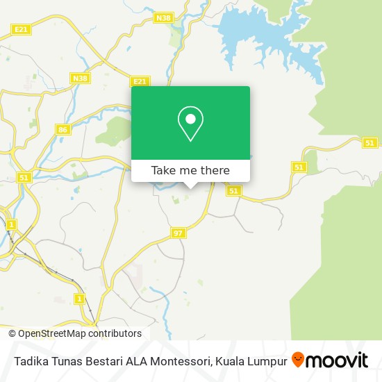 Tadika Tunas Bestari ALA Montessori map