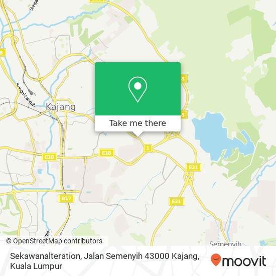 Peta Sekawanalteration, Jalan Semenyih 43000 Kajang