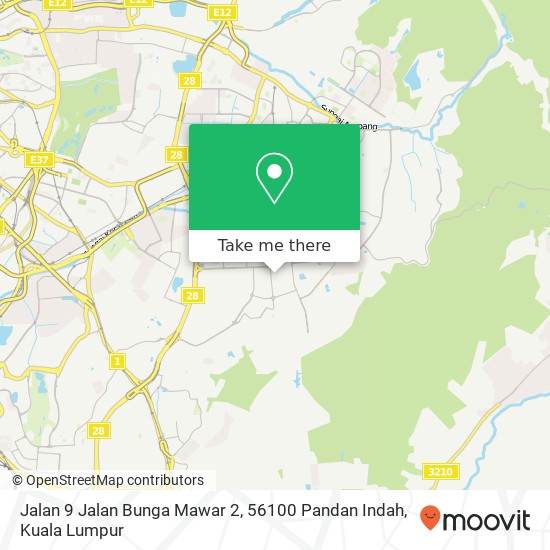 Jalan 9 Jalan Bunga Mawar 2, 56100 Pandan Indah map