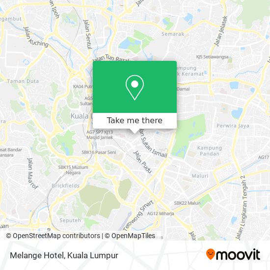 Melange Hotel map