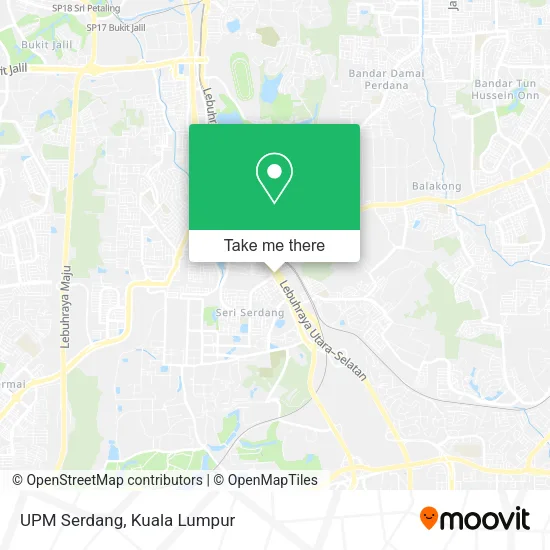 Peta UPM Serdang