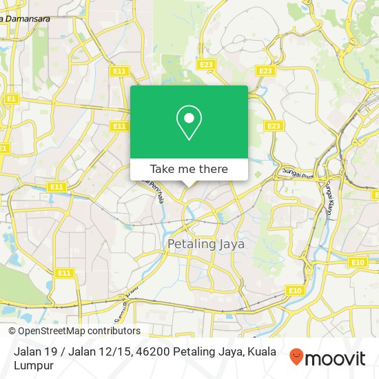 Jalan 19 / Jalan 12 / 15, 46200 Petaling Jaya map