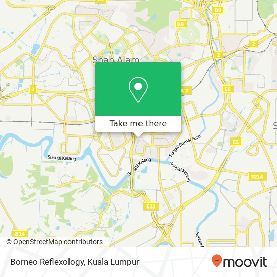 Borneo Reflexology map