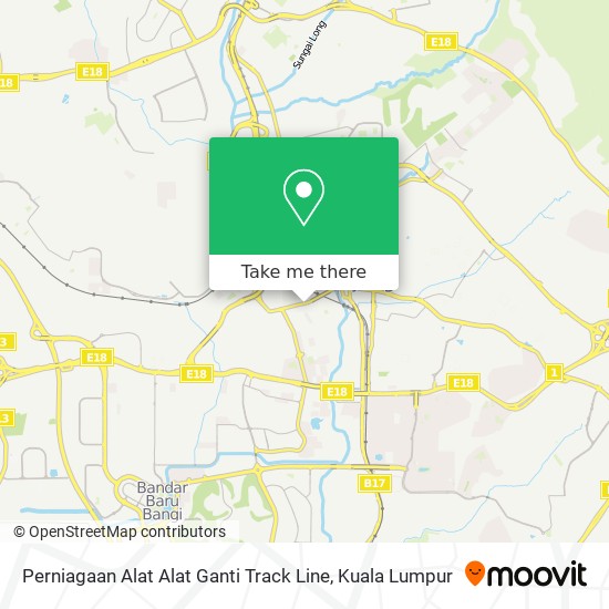 Perniagaan Alat Alat Ganti Track Line map