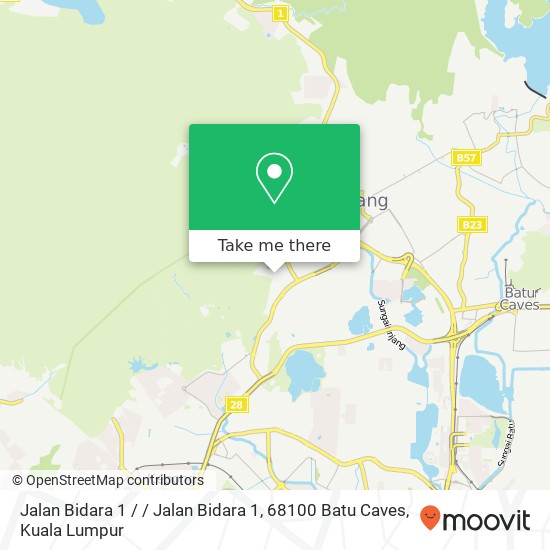 Jalan Bidara 1 / / Jalan Bidara 1, 68100 Batu Caves map