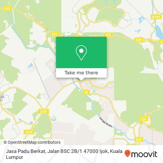 Peta Jasa Padu Berkat, Jalan BSC 2B / 1 47000 Ijok