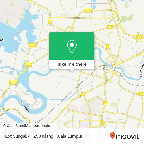 Lot Sungai, 41250 Klang map