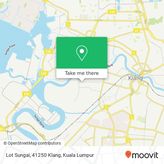 Peta Lot Sungai, 41250 Klang