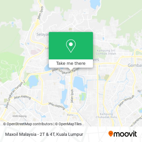 Peta Maxoil Malaysia - 2T & 4T