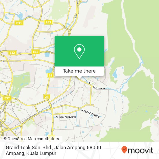 Grand Teak Sdn. Bhd., Jalan Ampang 68000 Ampang map