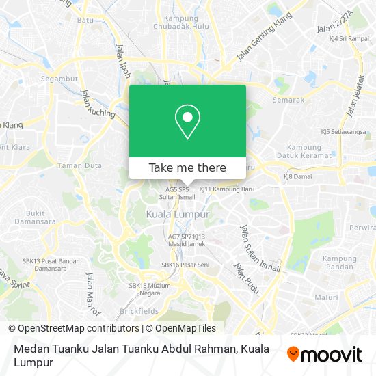 Medan Tuanku Jalan Tuanku Abdul Rahman map