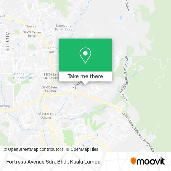 Fortress Avenue Sdn. Bhd. map